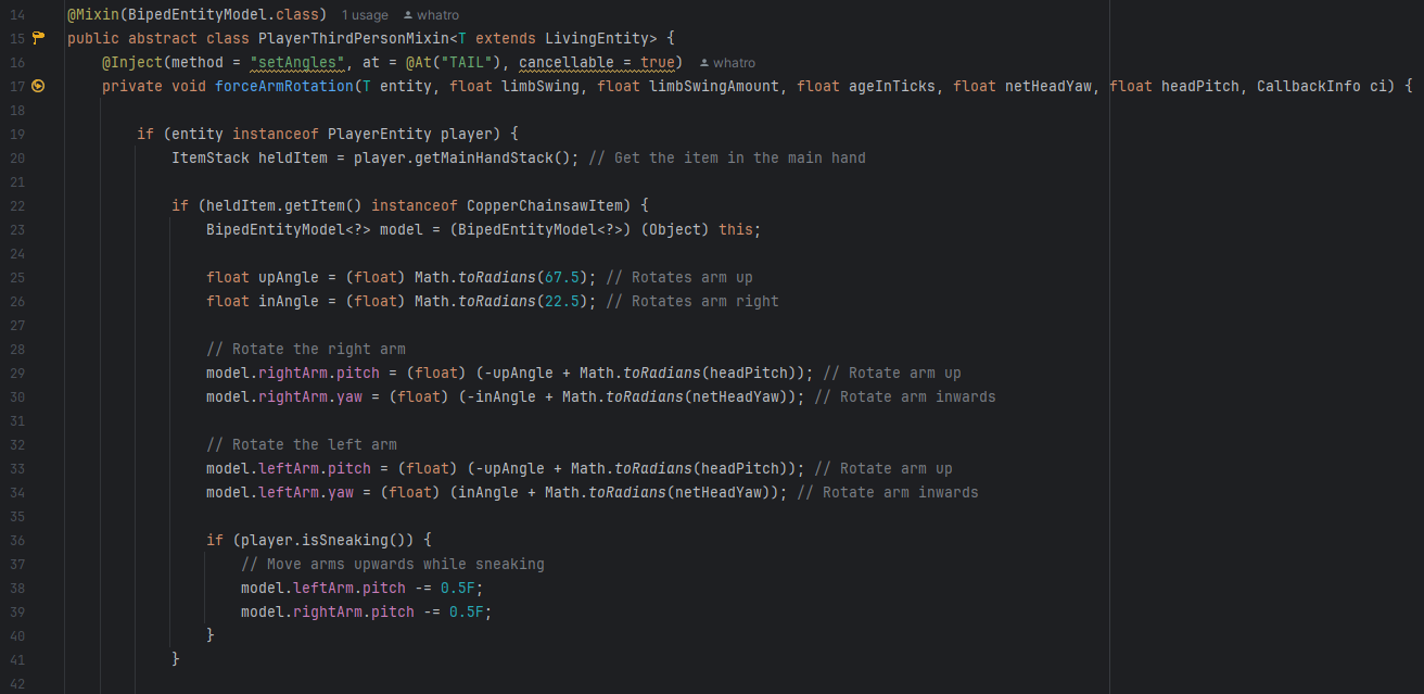 Mixin Code